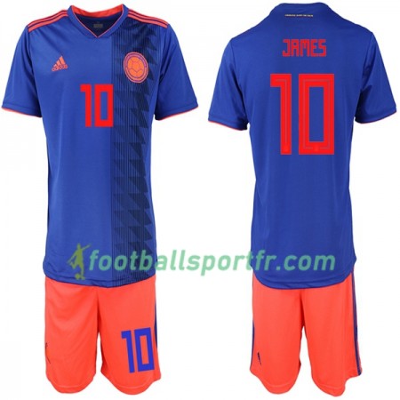 Tenue Colombie James 10 Enfant Extérieur Coupe du monde 2018 Maillot de Foot